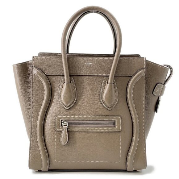 Celine Handbags - CELINE Luggage shopper Size micro Leather Suri 189793